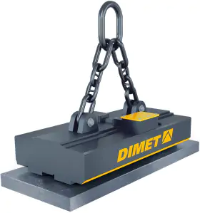 Ímãs eletropermanentes para chapas de aço em feixes e placas